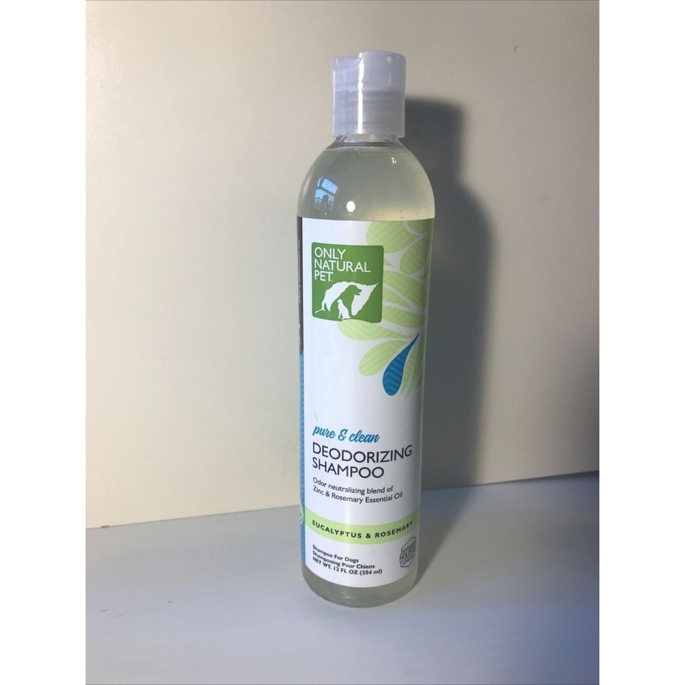 Natural Pet Dogs Shampoo deodorizing eucalyptus & rosemary 12 oz